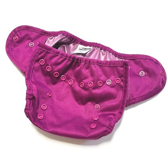 Thirsties Cloth Diaper Cover in Purple - Picture 5 of 5